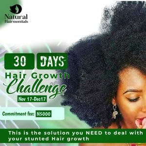 30 Days Hair Growth Challenge